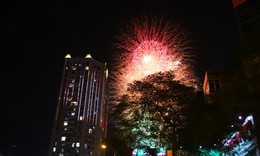 Trời đêm Hà Nội rực sáng với 6 trận địa pháo hoa tầm cao mừng 80 năm Quốc khánh 2/9