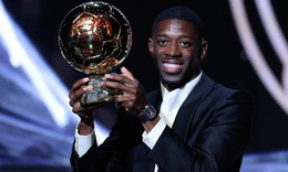 Dembele vượt qua Yamal, gi&#224;nh danh hiệu Quả b&#243;ng V&#224;ng 2025