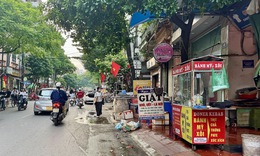 Vi phạm trật tự đô thị tái diễn ở phường Thanh Liệt ngay sau buổi ra quân xử lý