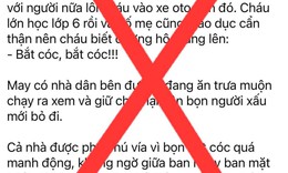 Thực hư th&#244;ng tin học sinh THCS ở H&#224; Đ&#244;ng su&#253;t bị bắt c&#243;c 