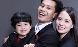 Nhan sắc “hack tuổi” của vợ diễn vi&#234;n Phương Nam vai Tạ trong phim Mưa Đỏ