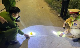 Uống rượu, vượt chốt kiểm tra nồng độ cồn, nam thanh niên điều khiển xe máy tông đại úy CSGT