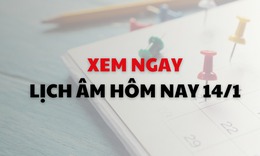Lịch âm 14/1 - Âm lịch hôm nay 14/1 - Lịch vạn niên ngày 14/1/2026