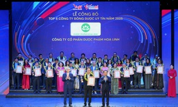 Dược phẩm Hoa Linh tiếp tục được vinh danh Top 5 Công ty Đông dược uy tín