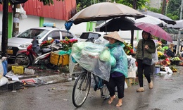 Bắc Bộ nhiều mây, mưa rải rác, sáng và đêm trời rét