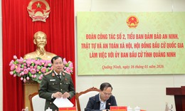 Thượng tướng Lê Tấn Tới: Không để bị động, bất ngờ trong bảo đảm an ninh bầu cử tại Quảng Ninh