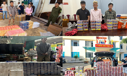 TPHCM: Triệt phá hàng loạt đường dây thuốc lá lậu, pháo nổ dịp Tết