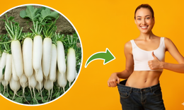 3 cách giảm cân 'thần tốc' bằng củ cải trắng mà không lo thiếu chất