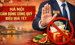 Hà Nội cấm dùng công quỹ biếu quà Tết