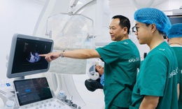 Nữ bệnh nhân Campuchia tìm đến Việt Nam điều trị can thiệp ít xâm lấn