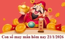 Con số may mắn hôm nay 21/1 - số tài lộc 12 con giáp ngày mới theo năm sinh