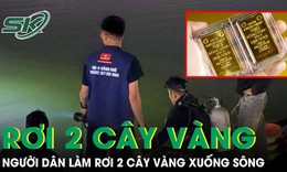 Hiện trường tìm kiếm 2 cây vàng người dân làm rơi xuống sông tại TP Huế
