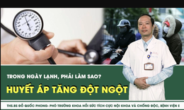 [LIVE] Huyết áp tăng đột ngột trong ngày lạnh, phải làm sao? 