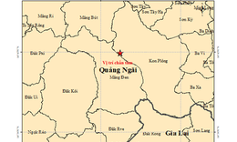 Động đất 3.5 độ ở Quảng Ngãi
