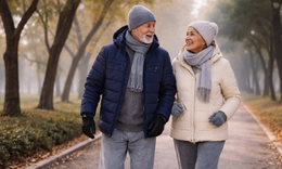 Tăng nguy cơ đau tim, đột quỵ nếu người cao tuổi đi bộ quá sớm vào mùa đông