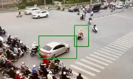 CSGT Hà Nội dẫn đường, đưa sản phụ đến bệnh viện an toàn