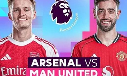 Lịch thi đấu bóng đá hôm nay 23/1: Arsenal đại chiến Man United