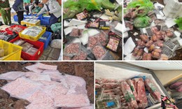 Thu giữ hơn 1 tấn thực phẩm không rõ nguồn gốc chuẩn bị tuồn ra thị trường