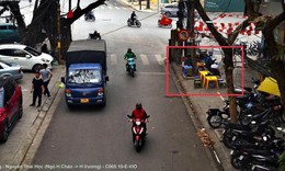 Hà Nội: 'Phạt nguội' 257 trường hợp vi phạm trật tự đô thị trong1 ngày 