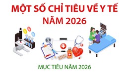 Một số chỉ tiêu về Y tế năm 2026