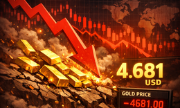 Giá vàng bốc hơi gần 1.000 USD trong hơn 1 ngày, chưa từng có trong lịch sử