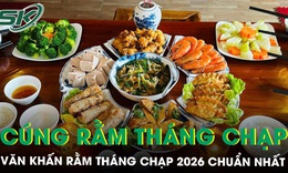 Văn khấn Rằm tháng Chạp 2026 chuẩn nhất để rước may mắn tài lộc cho gia chủ