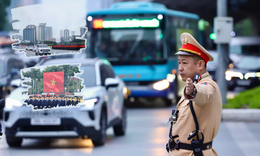 Hà Nội bảo đảm TTATGT phục vụ diễn tập bảo vệ Đại hội XIV