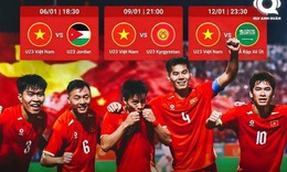 Xem trực tiếp U23 Việt Nam vs U23 Kyrgyzstan ở đâu, kênh nào tối 9/1?