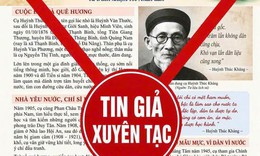 Công an cảnh báo tờ rơi giả mạo, xuyên tạc thông tin về cụ Huỳnh Thúc Kháng