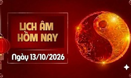 Âm lịch hôm nay 13/10 - Lịch âm 13/10 - Lịch vạn niên ngày 13/10/2026