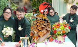 Đám cưới thuần chay của cô gái Việt và chàng trai Mỹ sau 8 năm yêu nhau