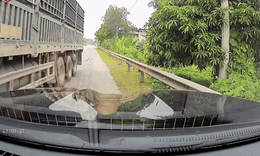 Video xe đầu kéo vượt ẩu 'phanh cháy lốp', tài xế bị xử lý thế nào?