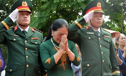 93 liệt sĩ trở về với đất mẹ Vị Xuyên, người lính già nghẹn ngào chào đồng đội lần cuối