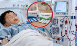 Uống chung thuốc cảm và thuốc hạ sốt, bé trai 5 tuổi phải lọc máu