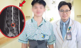 Nam sinh mới 17 tuổi đã suýt liệt vì thoát vị đĩa đệm