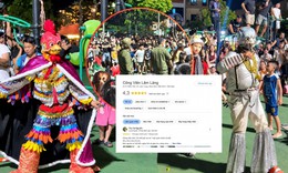 Công viên Lãm Làng náo loạn vì trào lưu livestream, lực lượng chức năng vào cuộc