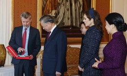 Tổng Bí thư, Chủ tịch nước Tô Lâm nhận Huân chương của Vương quốc Đan Mạch