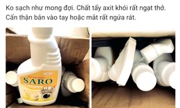 Vì sao tẩy đa năng SARO khiến người dùng gặp khó chịu ở đường thở?