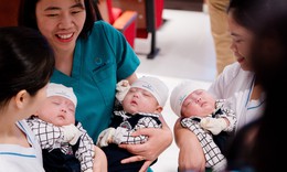 Hy hữu mang tam thai nhưng trẻ chào đời cách nhau 36 giờ