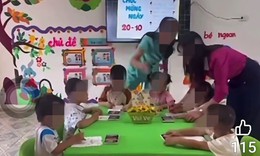 Tạm đình chỉ 2 giáo viên mầm non sau clip tát học sinh lan truyền trên mạng
