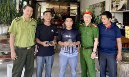 Phát hiện cặp rùa quý hiếm khi cuốc đất trong vườn 