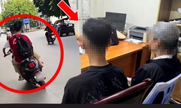 Hai học sinh 15 tuổi lạng lách trên phố, người mẹ bị phạt 9 triệu đồng