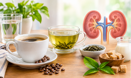 Caffeine trong trà, cà phê có ảnh hưởng đến thận? Bao nhiêu là phù hợp?