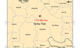 Động đất mạnh 3.5 độ ở Quảng Ngãi gây rung lắc