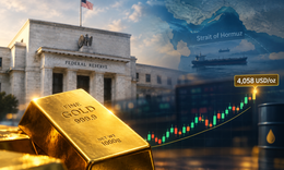 Giá vàng sáng 28/10 vượt 4.058 USD