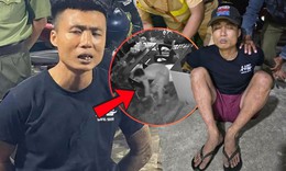 Camera ghi lại cảnh phạm nhân trốn trại lẻn vào nhà dân trộm quần áo, dép