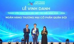 MB được vinh danh là thành viên giao dịch tiêu biểu trên thị trường trái phiếu