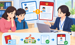 Xử lý thế nào khi thông tin học bạ số khác VNeID?
