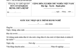 Thủ tục cho phép cơ sở khám, chữa bệnh được áp dụng kỹ thuật loại đặc biệt