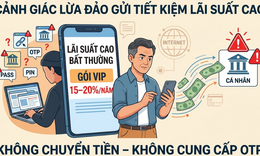 Gửi tiết kiệm lãi suất cao: Cẩn trọng mất quyền kiểm soát tài khoản, mất tiền